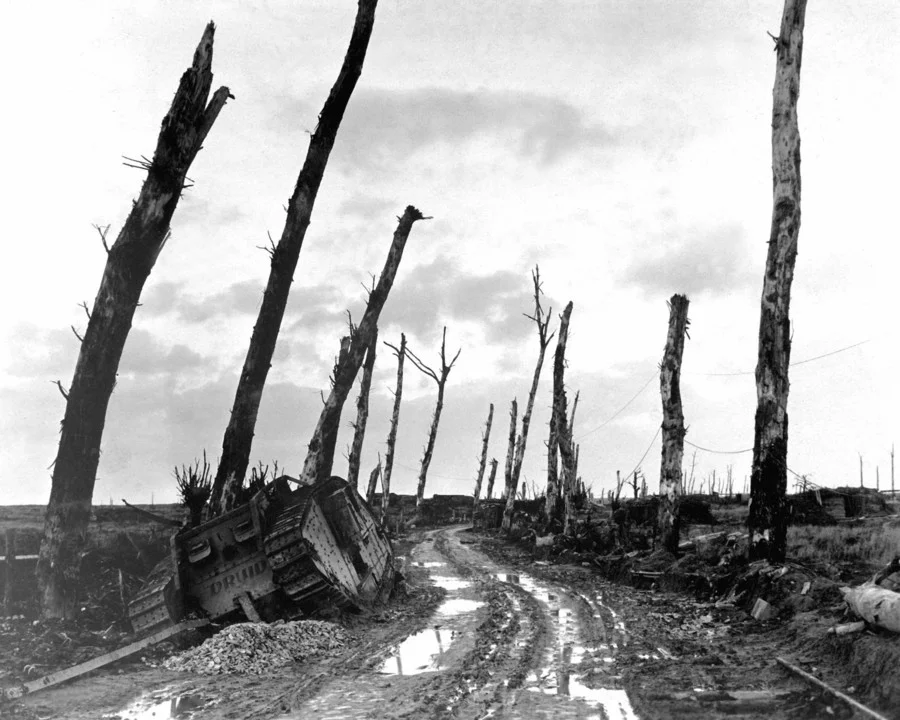 Poelcapelle Belgium -  WW1  12/19/1918