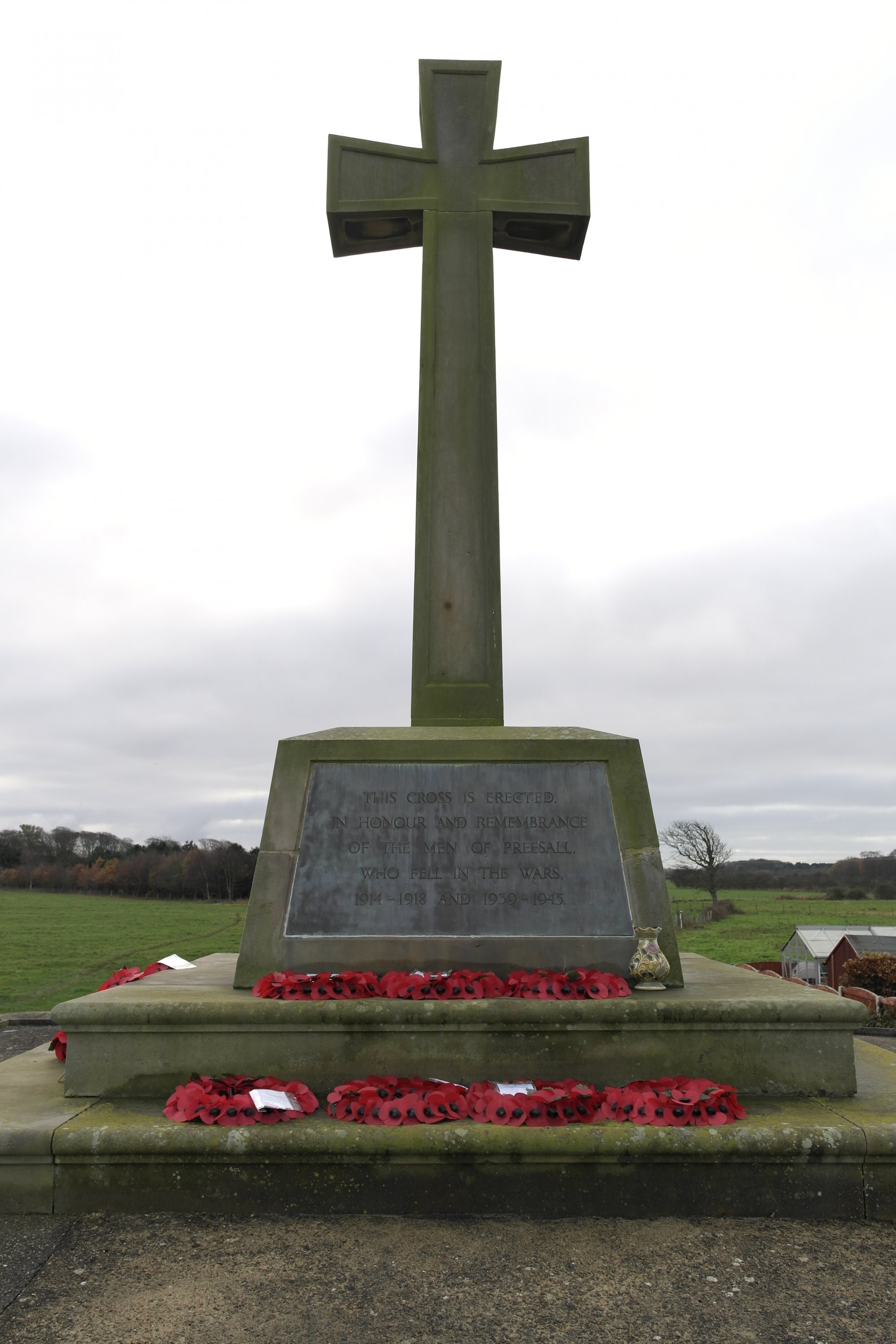 Preesall War Memorial, Lancashire.