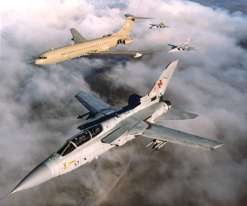 RAF F3 Tornados over the Falklands