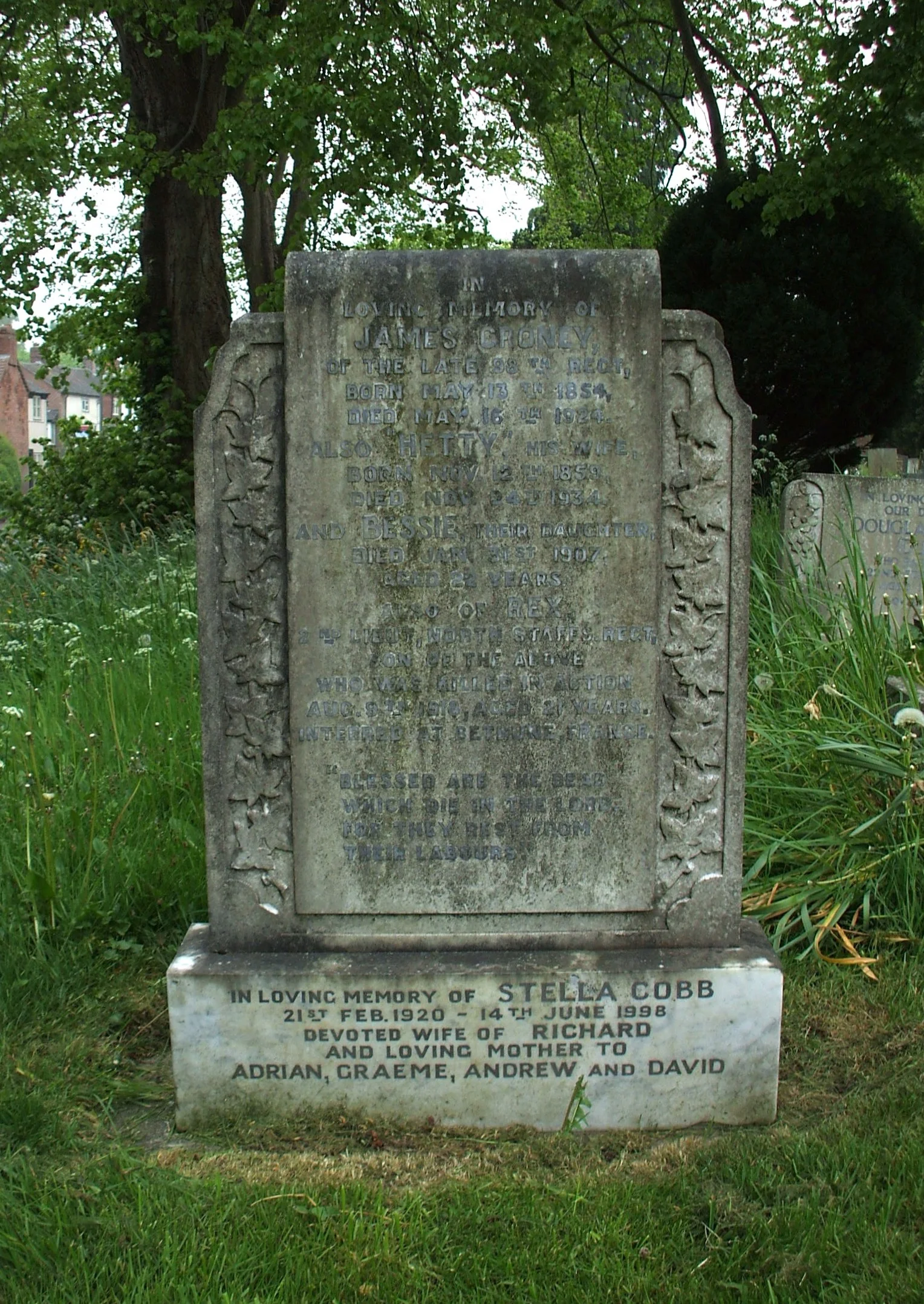 Reginald Harry Talbot (Rex) CRONEY
