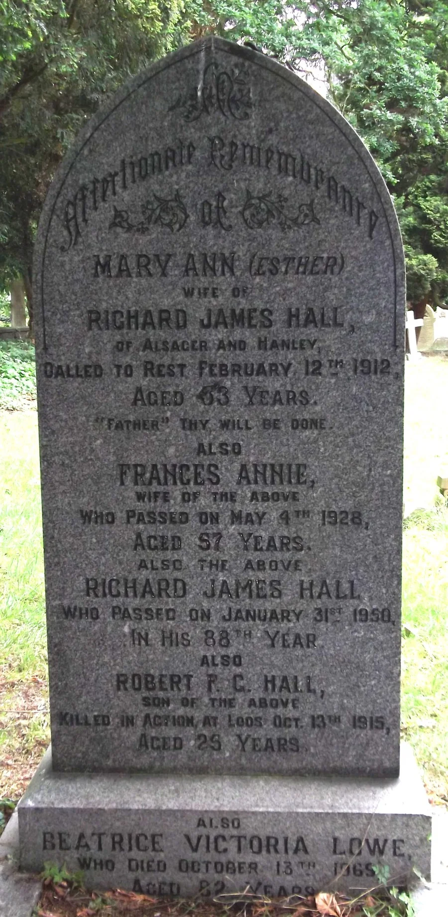 Robert Frederick George HALL