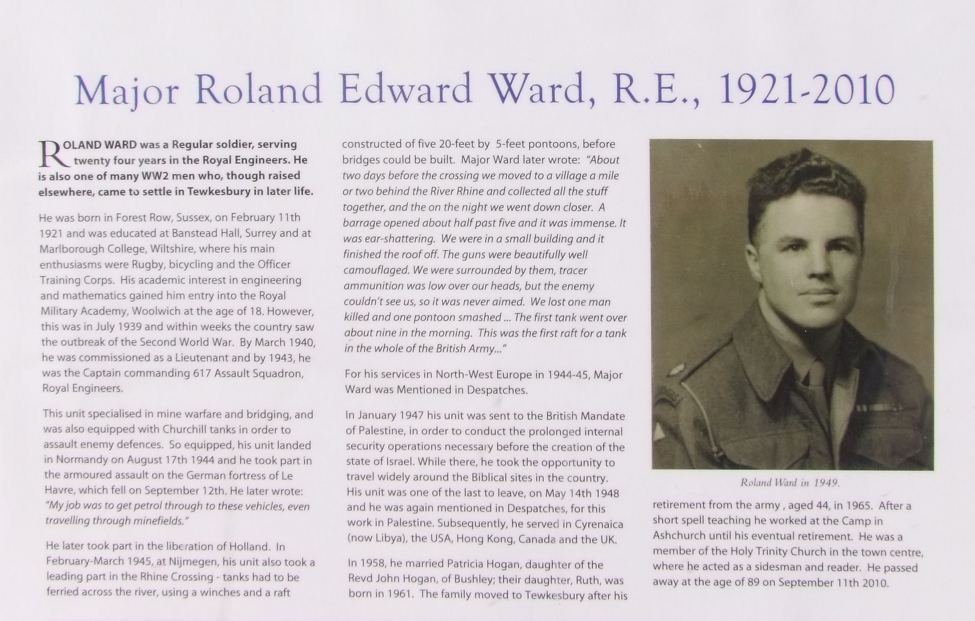 Ronald Edward WARD