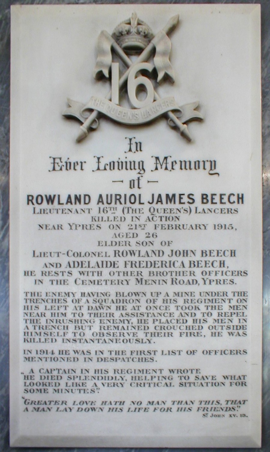 Rowland Auriol James BEECH