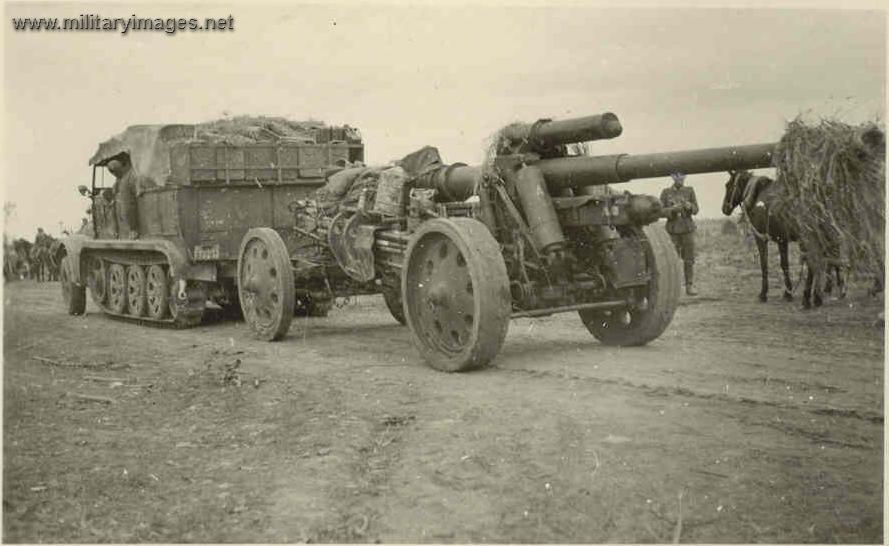 SdKfz 7 with artillery piece