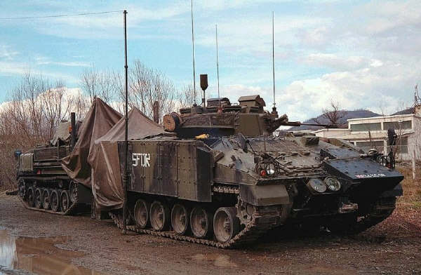 SFOR Warrior and FV 432