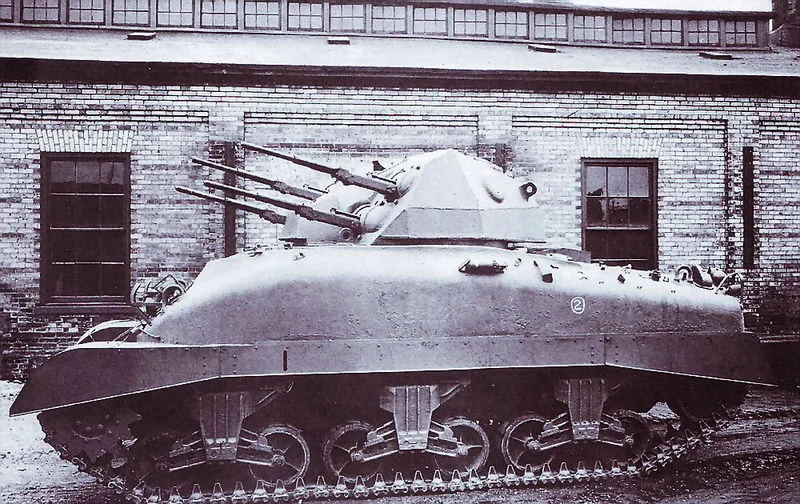 Sherman "Skink" Quad 20mm AA Tank