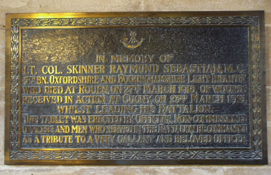 SKINNER, Raymond Sebastian M.C.