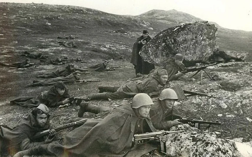 soldiers in action