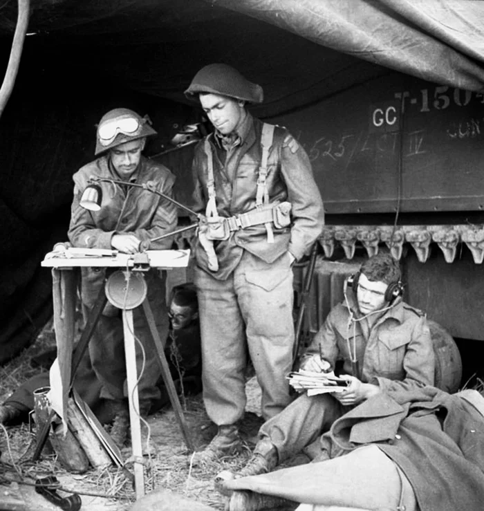 soldiers in action