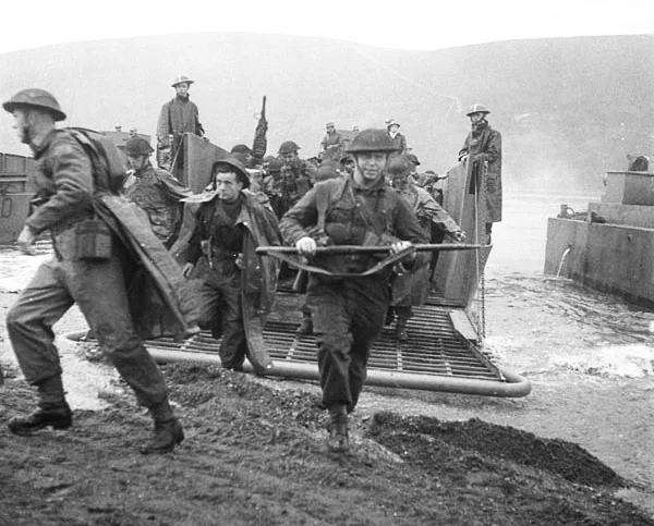 soldiers in action