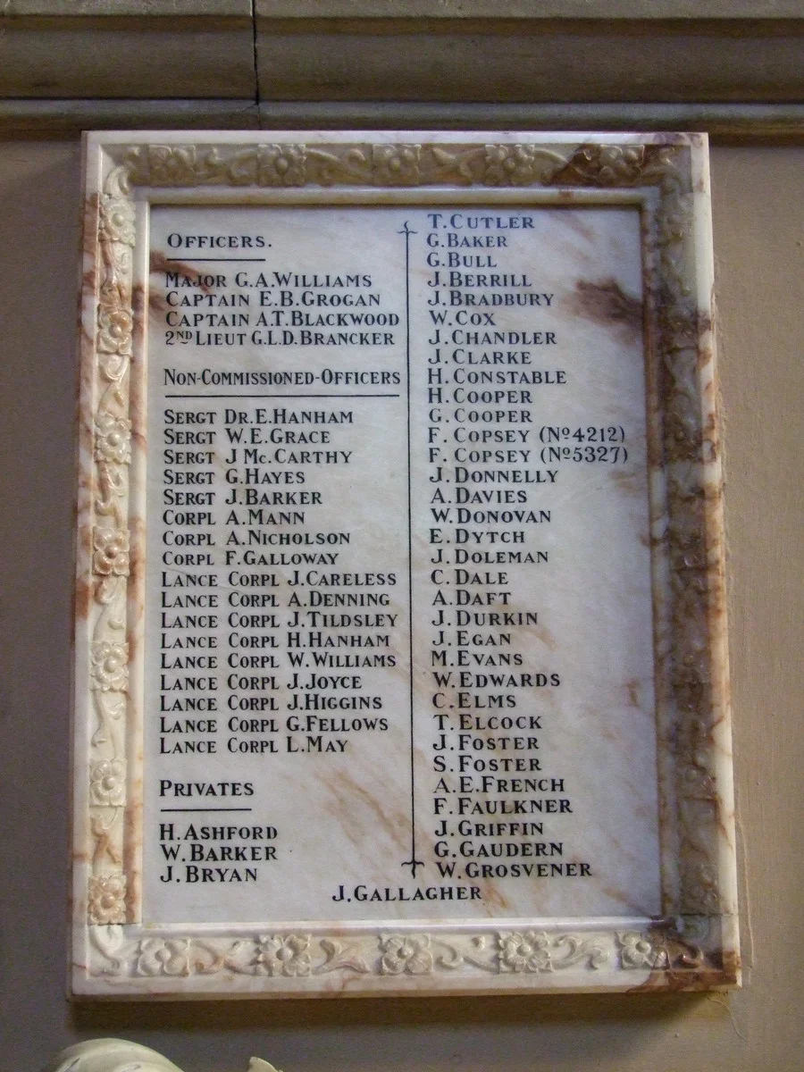 South Staffordshire Regiment 1st Bn