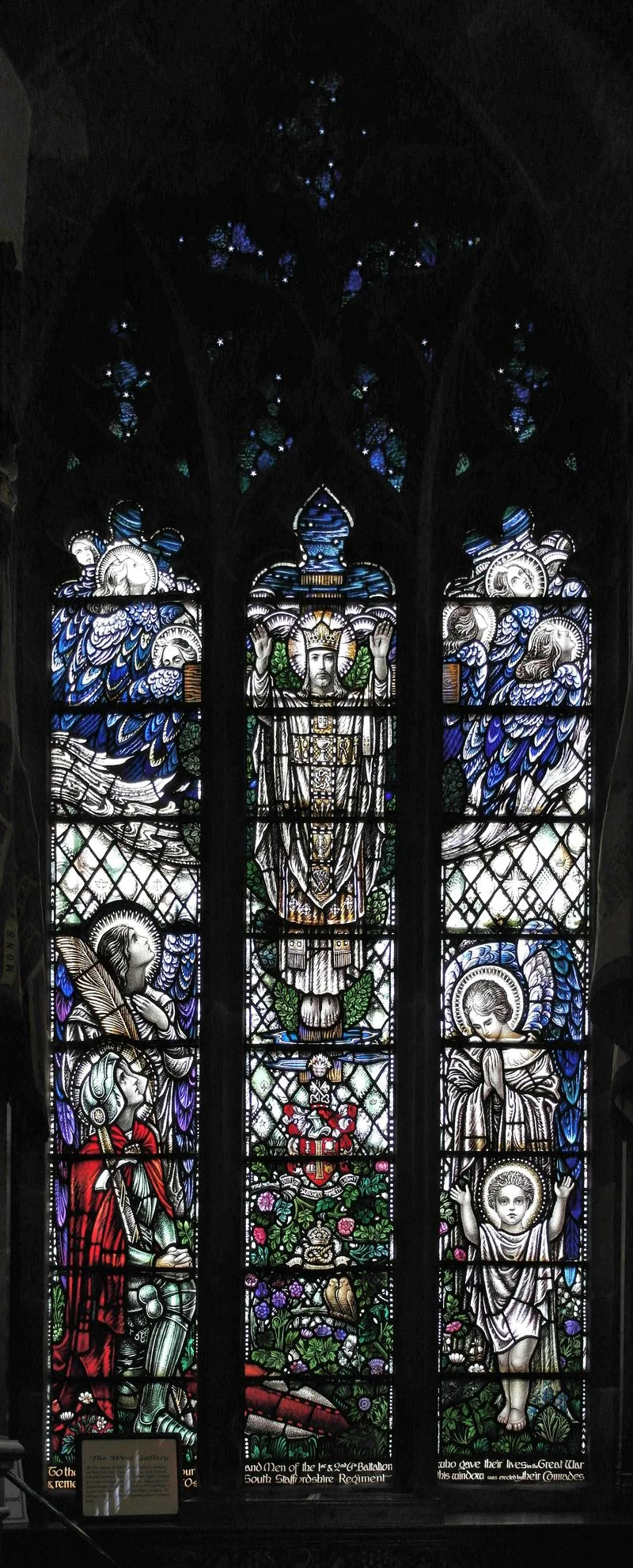 South Staffordshire Regiment Memorial Window WW1