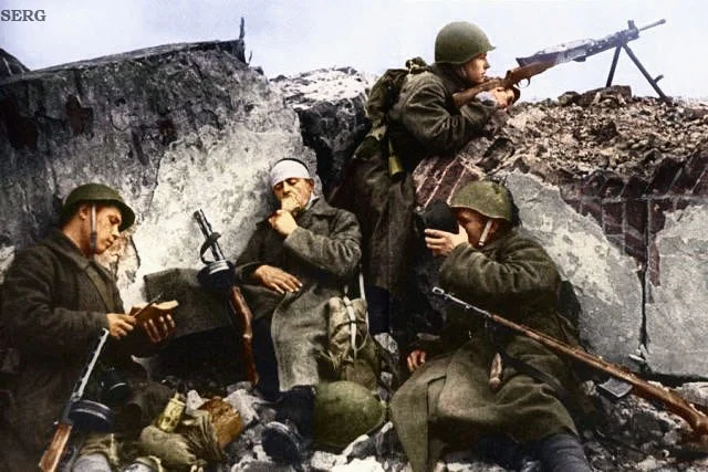Soviet Army WWII In colour