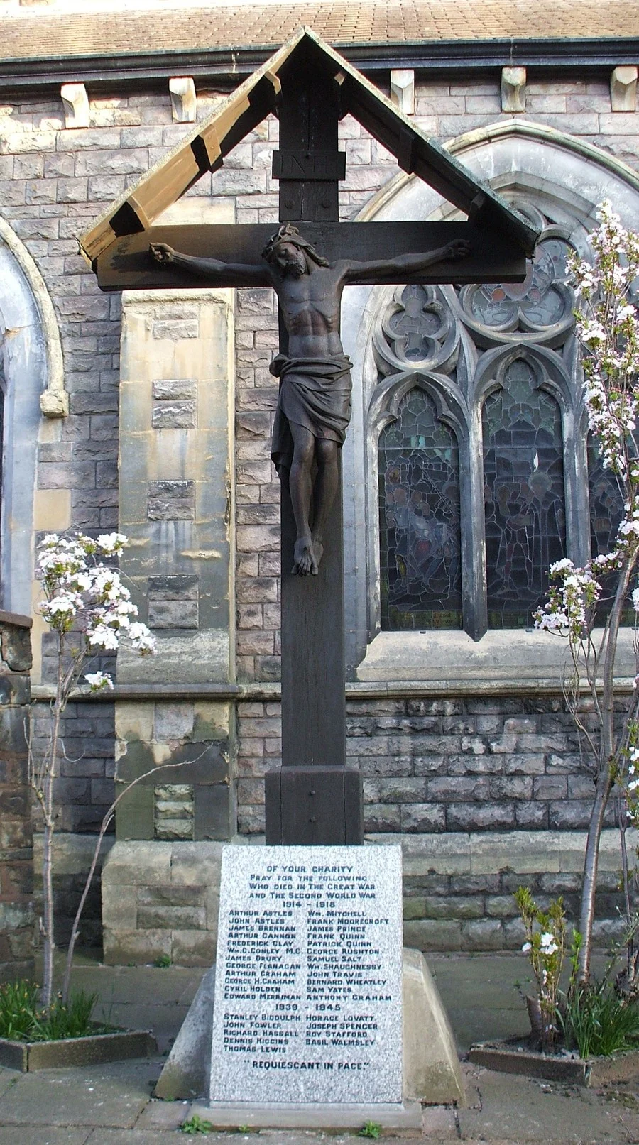 St Marys Roman Catholic Church War Memorial, Leek