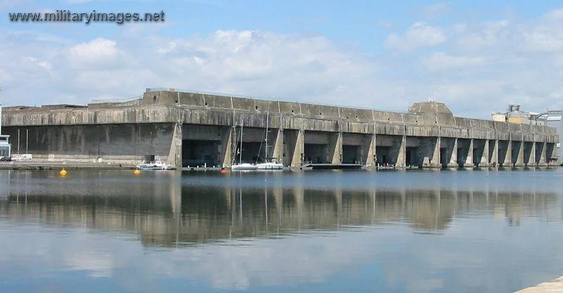 Sub Pens at St. Nazzire