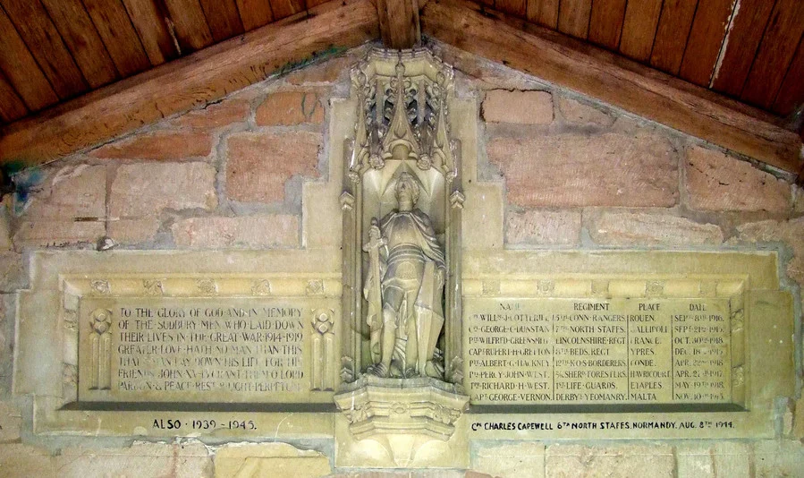 Sudbury War Memorial, Derbyshire