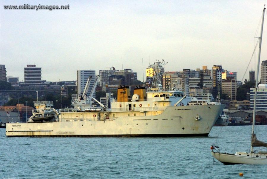 Survey and research ship HMNZS Resolution