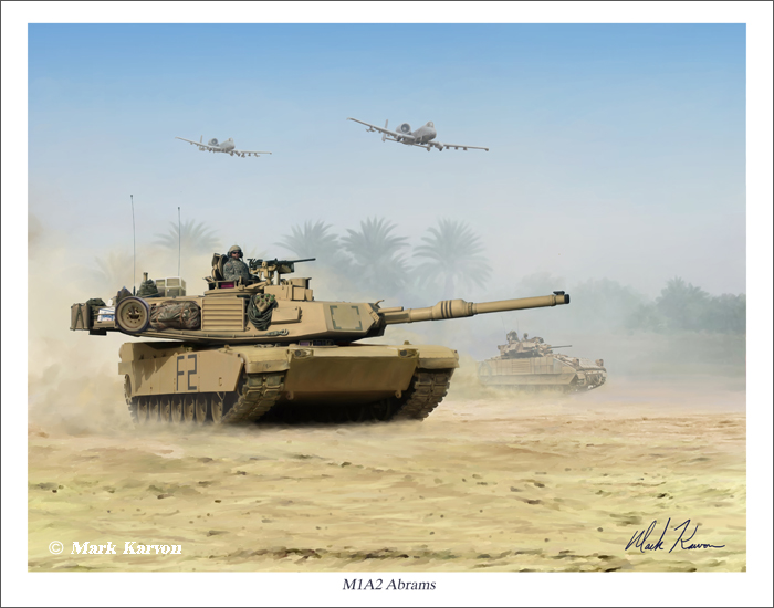 The M1A2 Abrams by Mark Karvon