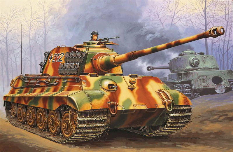 Tiger 2 tank painting