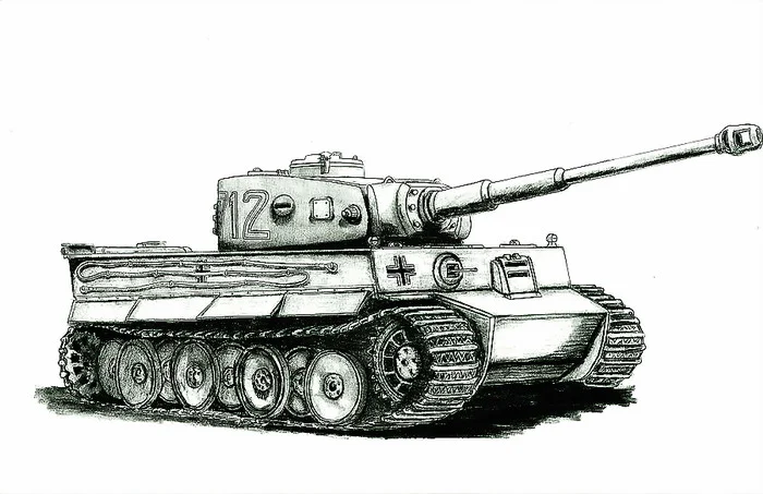 Tiger_tank_final_by_drewivy-d3iuf9r