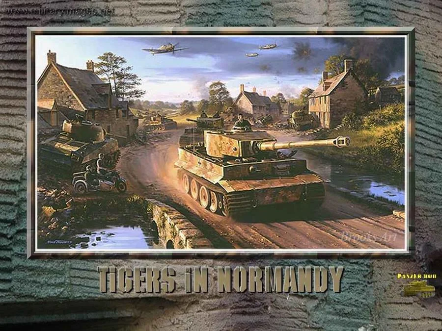 Tigers In Normandy Nicolas Trudgian