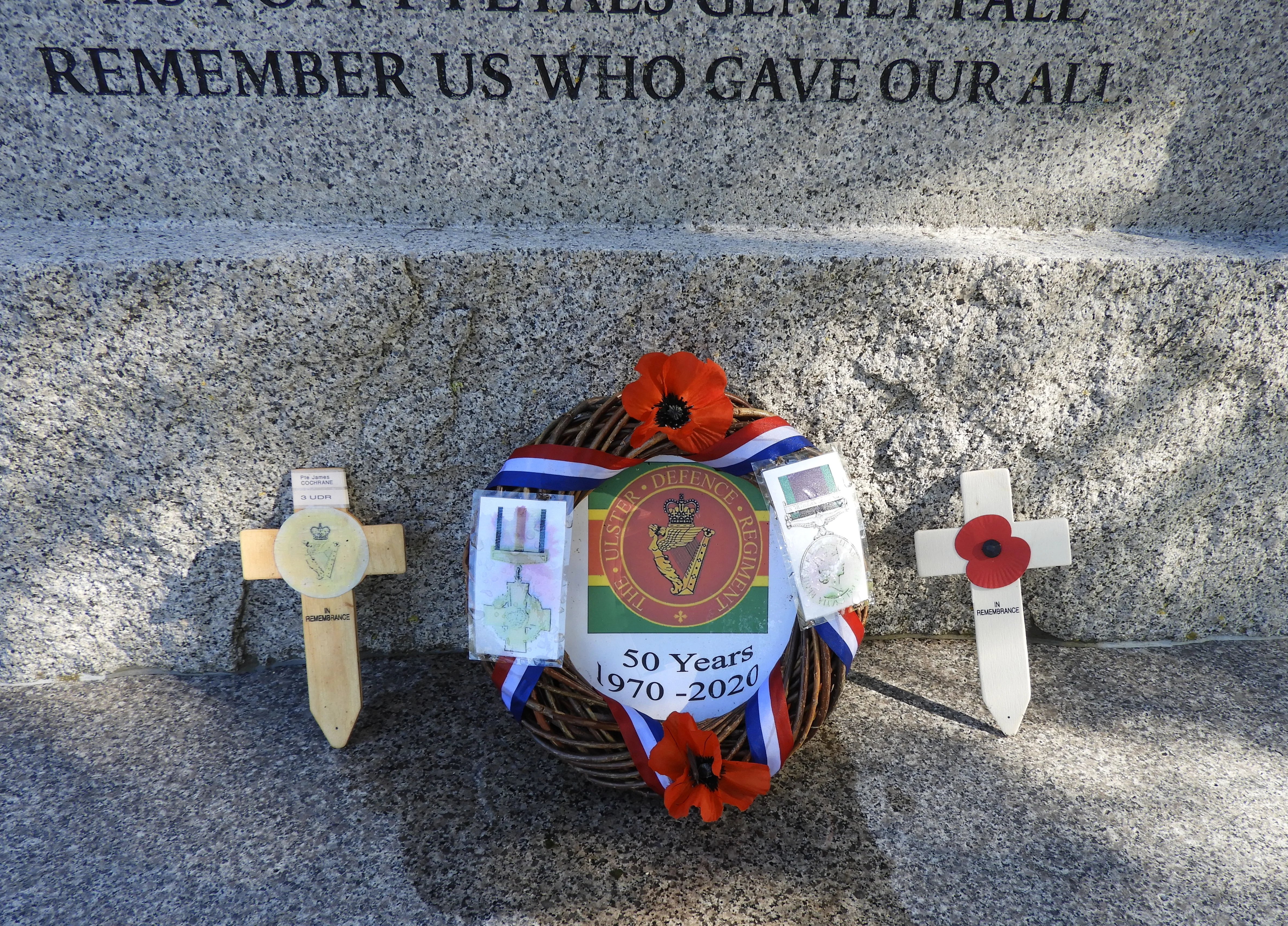U D R Memorial Wreath