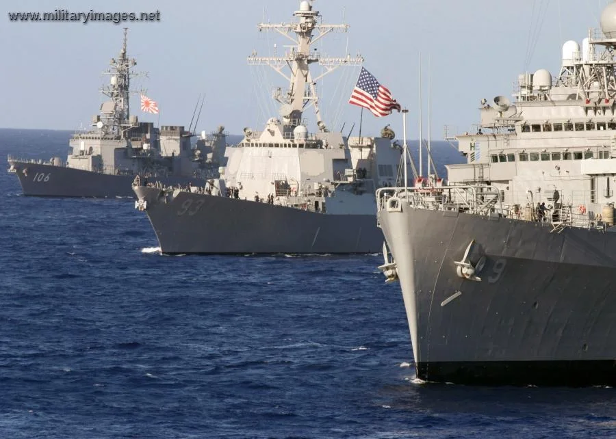 USS Denver, USS Chung-Hoon and JDS Samidare