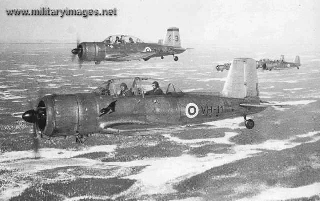 Valmet Vihuri II aircraft in October 1956