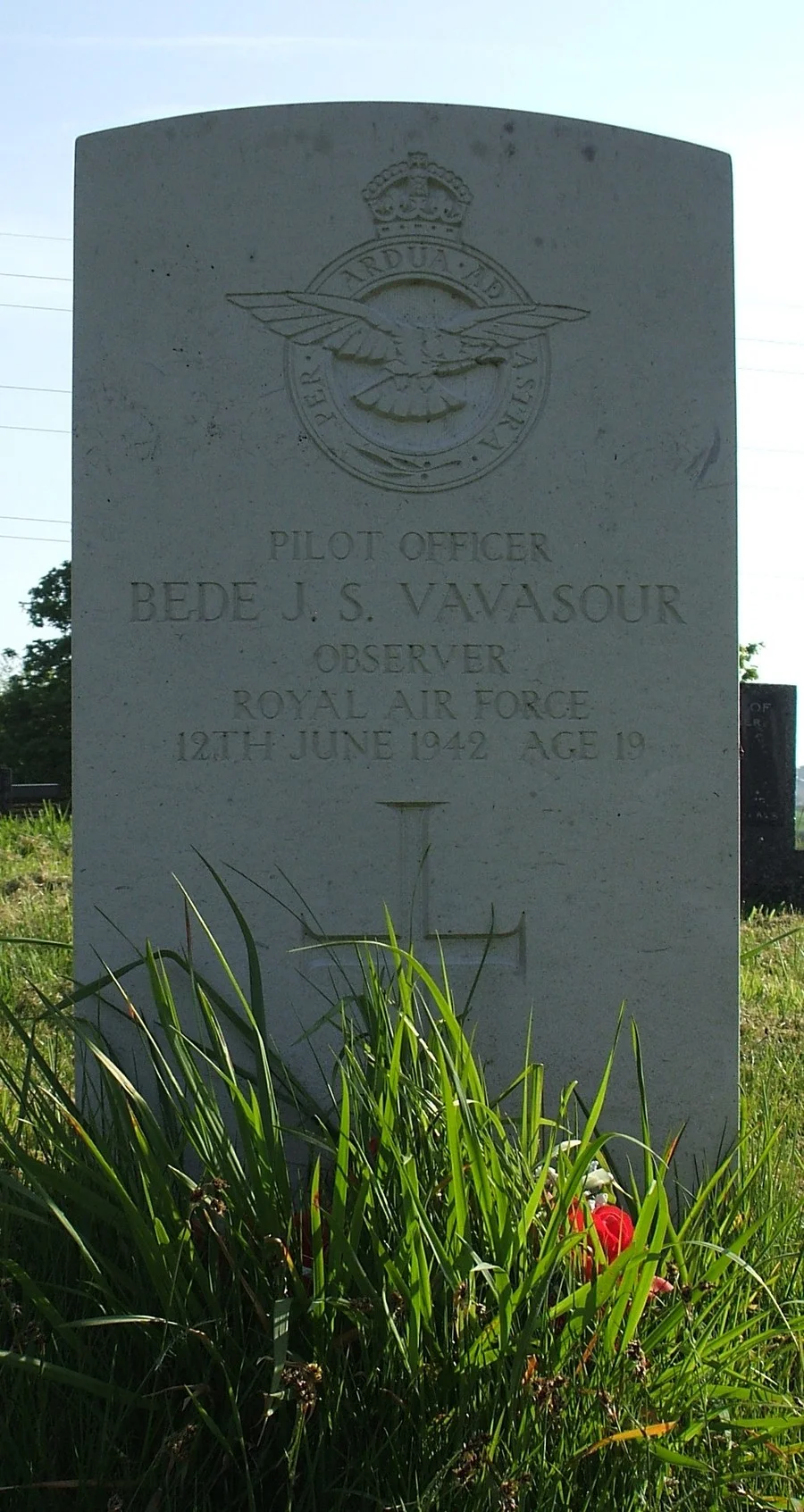 VAVASOUR, BEDE JOSEPH STOURTON