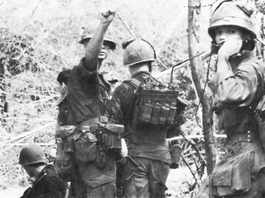 Vietnam War Combat Signalmen with task force Oregon