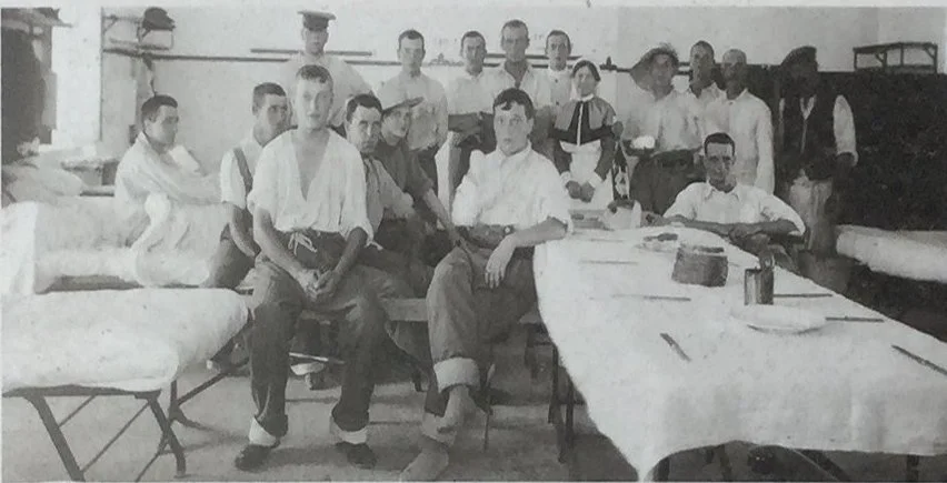 War Wounded In Hospital at Malta