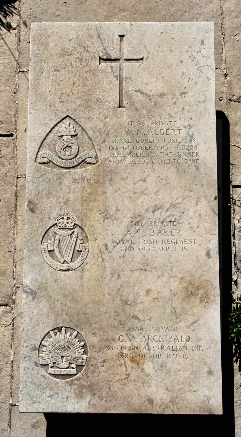 William Nasaau ALBERT. Albert Thomas BAKER. George Alfred ARCHIBALD
