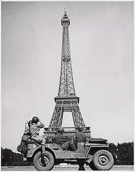 Willys Jeep In Paris