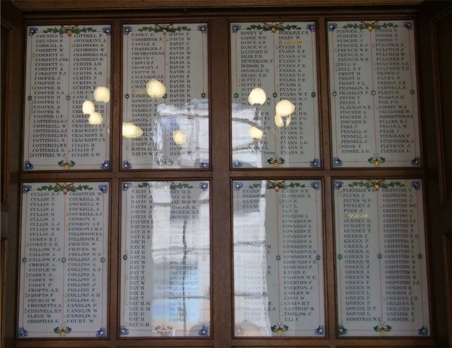 Worcester Guildhall W.W.1 Memorial