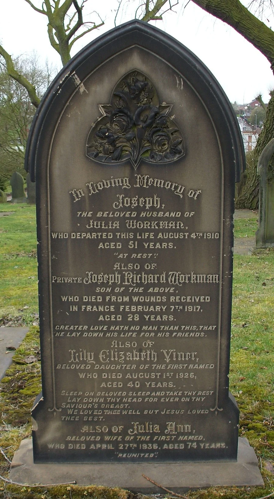 WORKMAN, Joseph Richard